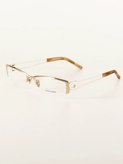 Titanium Paperclip Semi-Rimless Glasses - Lumivault