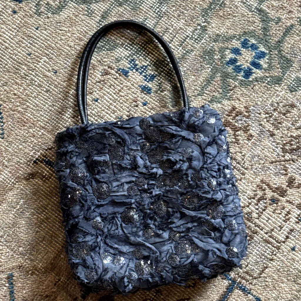 Vintage Sequin Hollow Evening Bag - Lumivault
