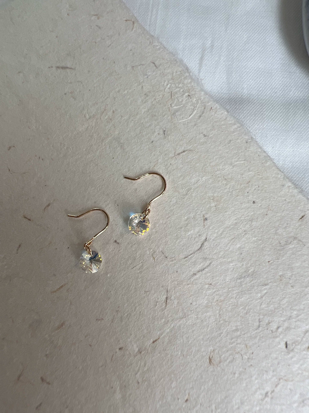 Mini Zircon 14K Gold Plated Stud Earrings,#2,Lumivault.