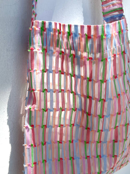 Dreamy Organza Sheer Mesh Crossbody Bag - Lumivault