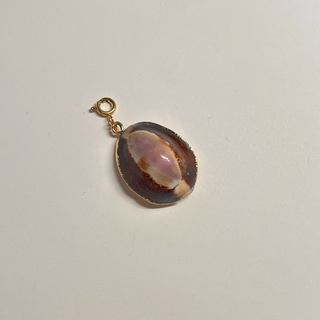 Vintage Baroque Pearl Seashell Necklace,Pendant j,Lumivault.