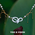 Floating Light White Snake Ceramic Bracelet,Lumivault.
