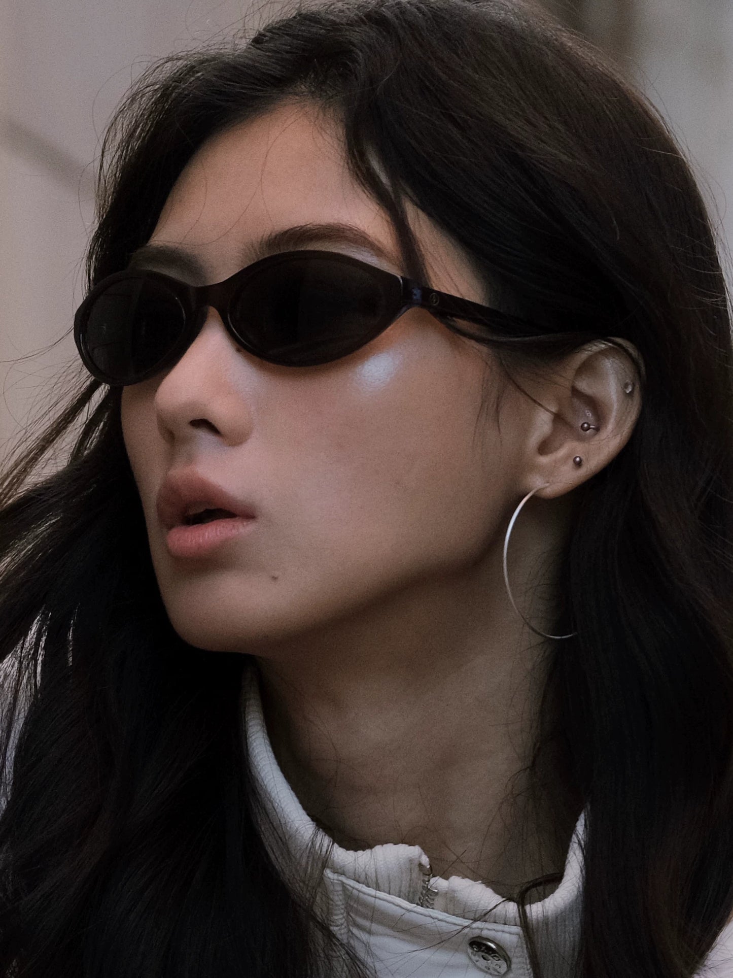 Y2K Bordeaux Oval Sunglasses - Lumivault