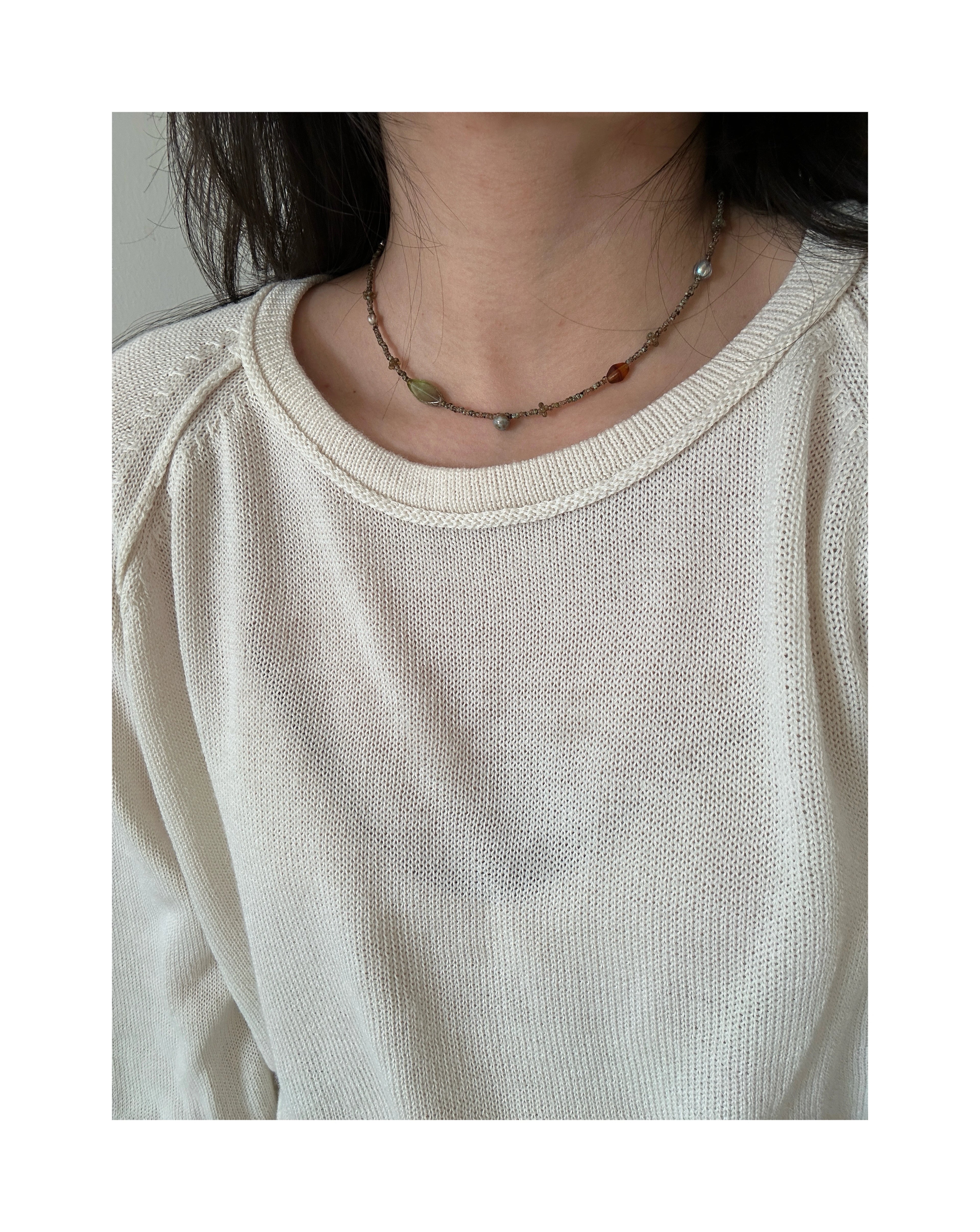 Old Dream Czech Beaded Necklace - Lumivault