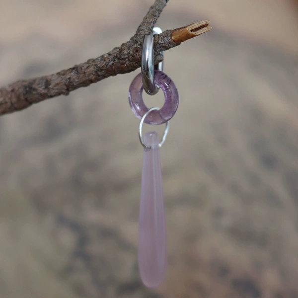 Chinoiserie Pink Jade Buckle Earrings,Lumivault.