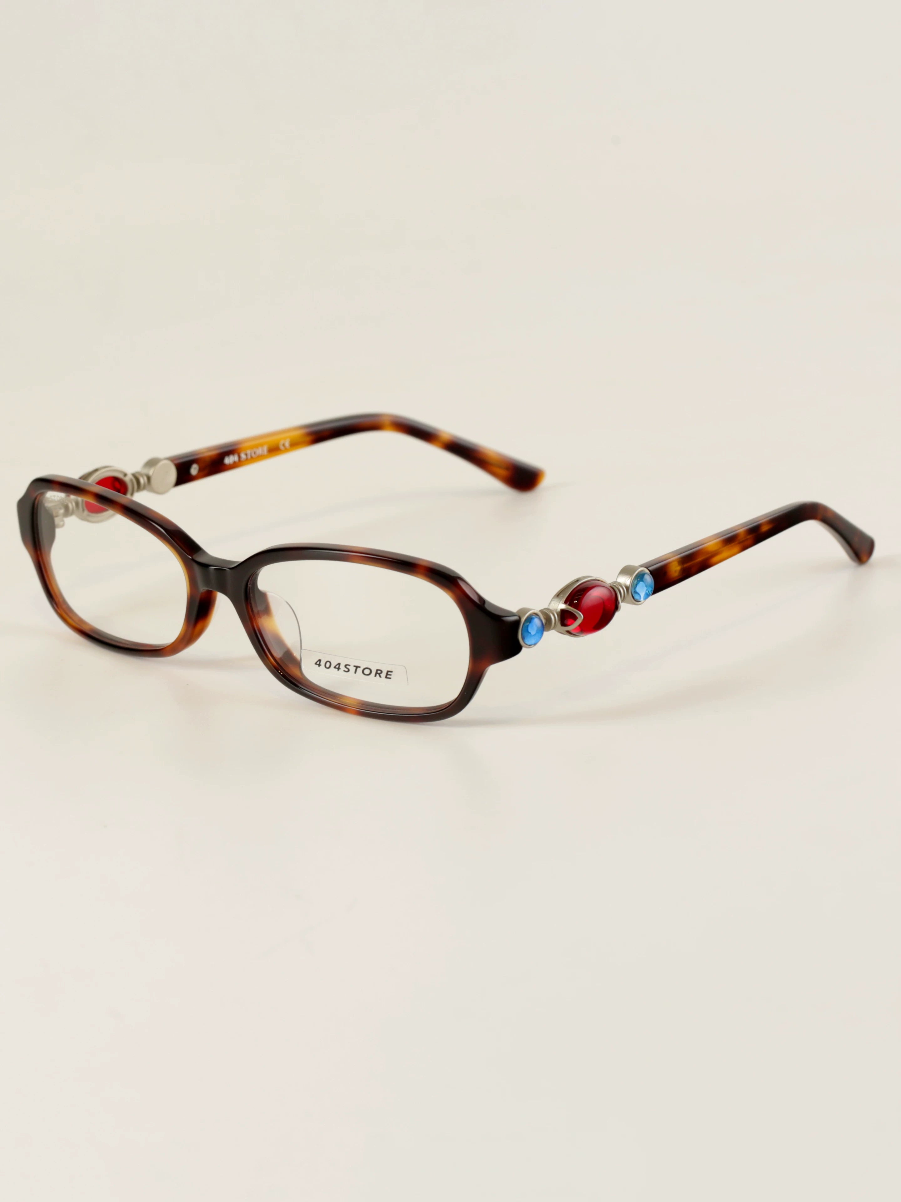 Retro Rouge Rectangular Glasses - Lumivault