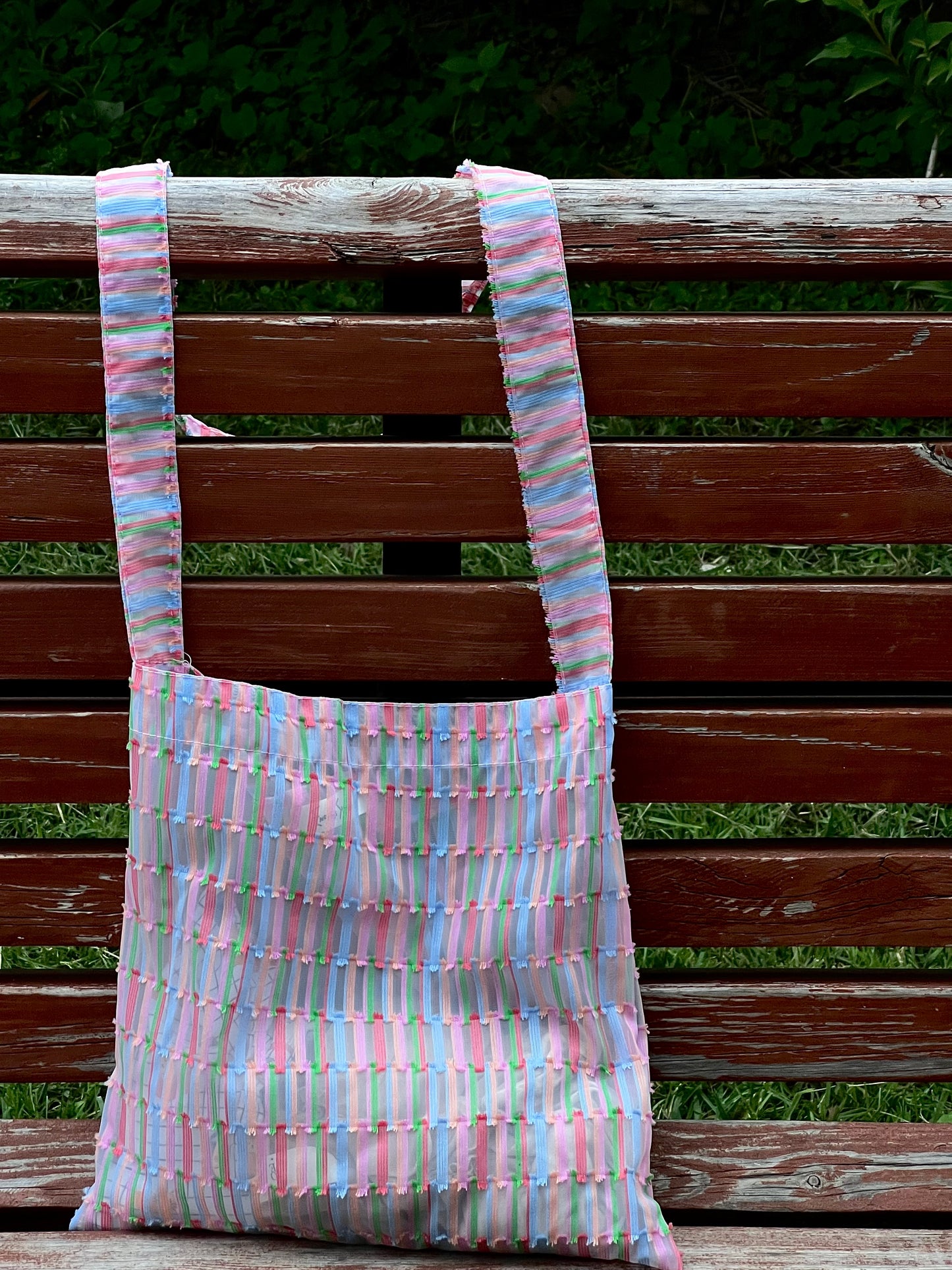 Dreamy Organza Sheer Mesh Crossbody Bag - Lumivault