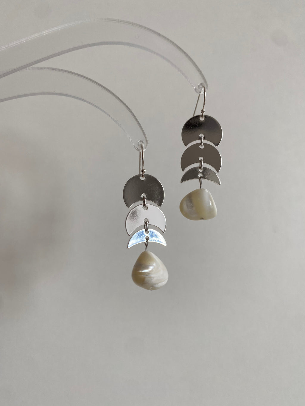 Artistic Shell Drop Earrings