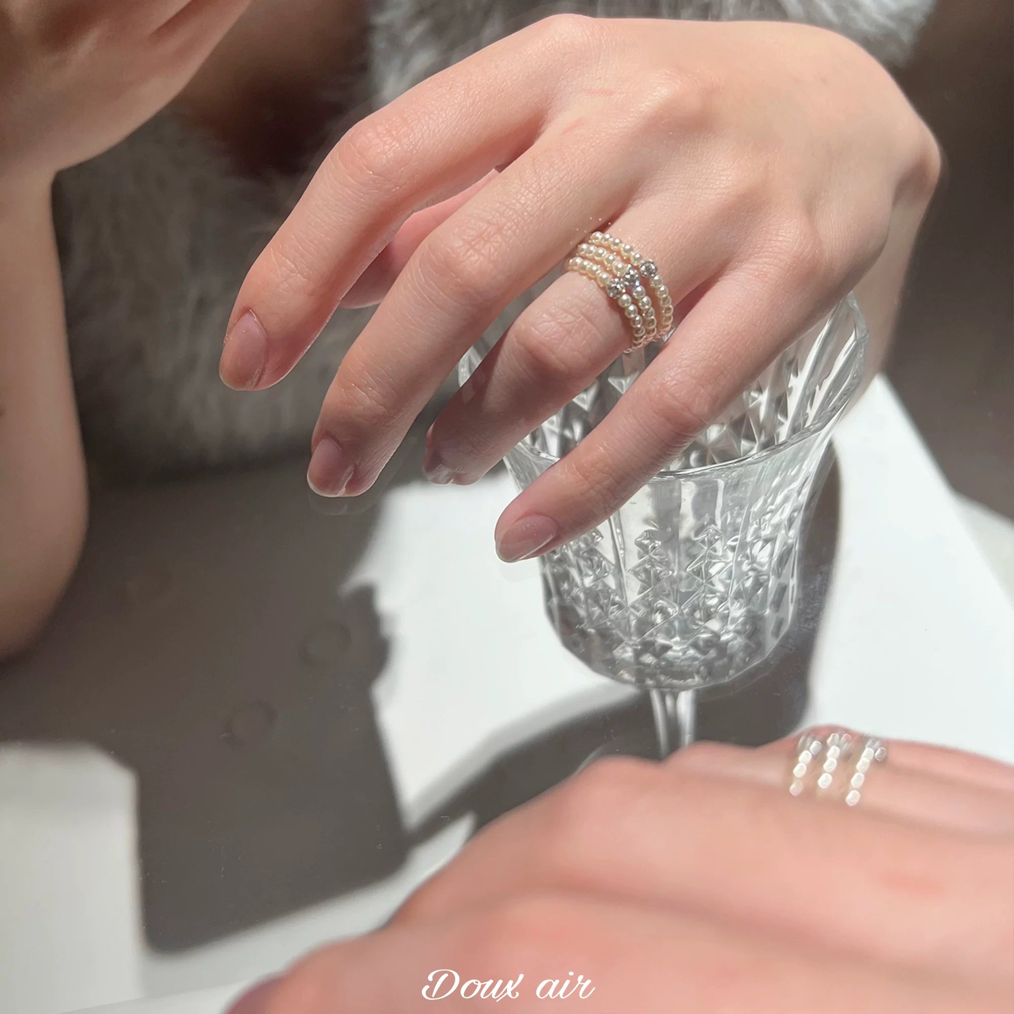 Pearl Plain Ring,Lumivault.