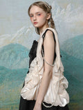 Fairy Silk Satin Shoulder Bag - Lumivault