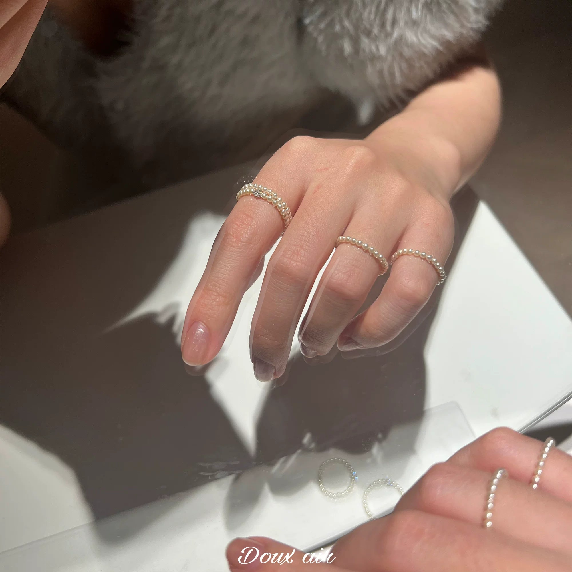 Pearl Plain Ring,Lumivault.
