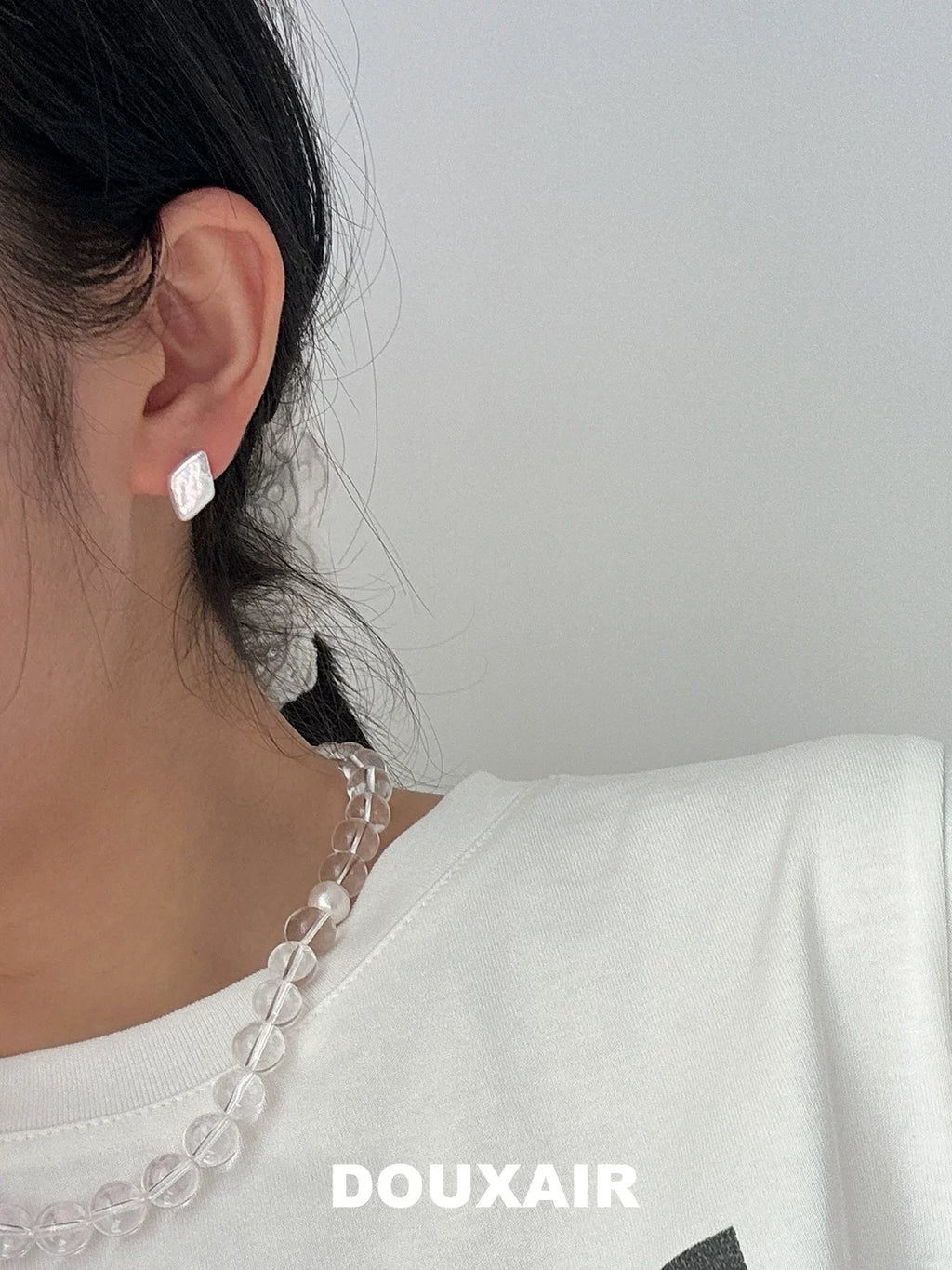 Cute Baroque Pearl Stud Earrings,Lumivault.