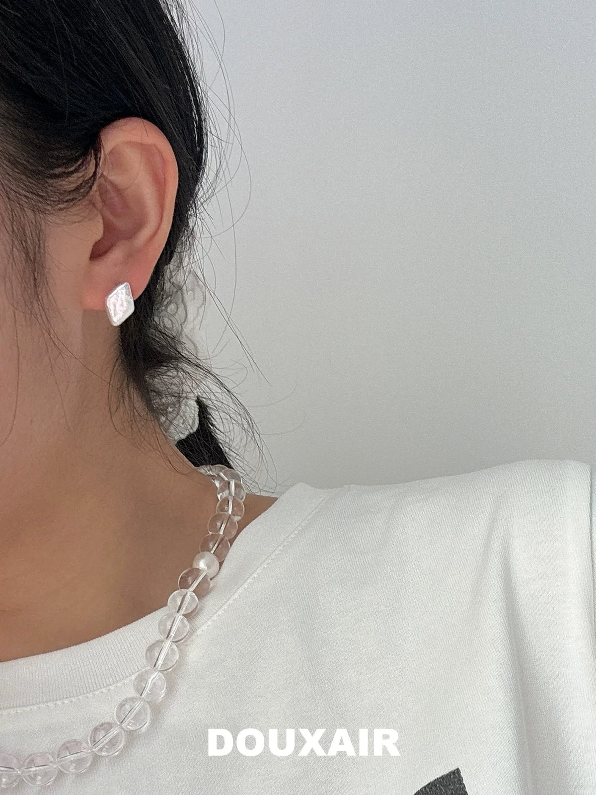 Cute Baroque Pearl Stud Earrings,Lumivault.
