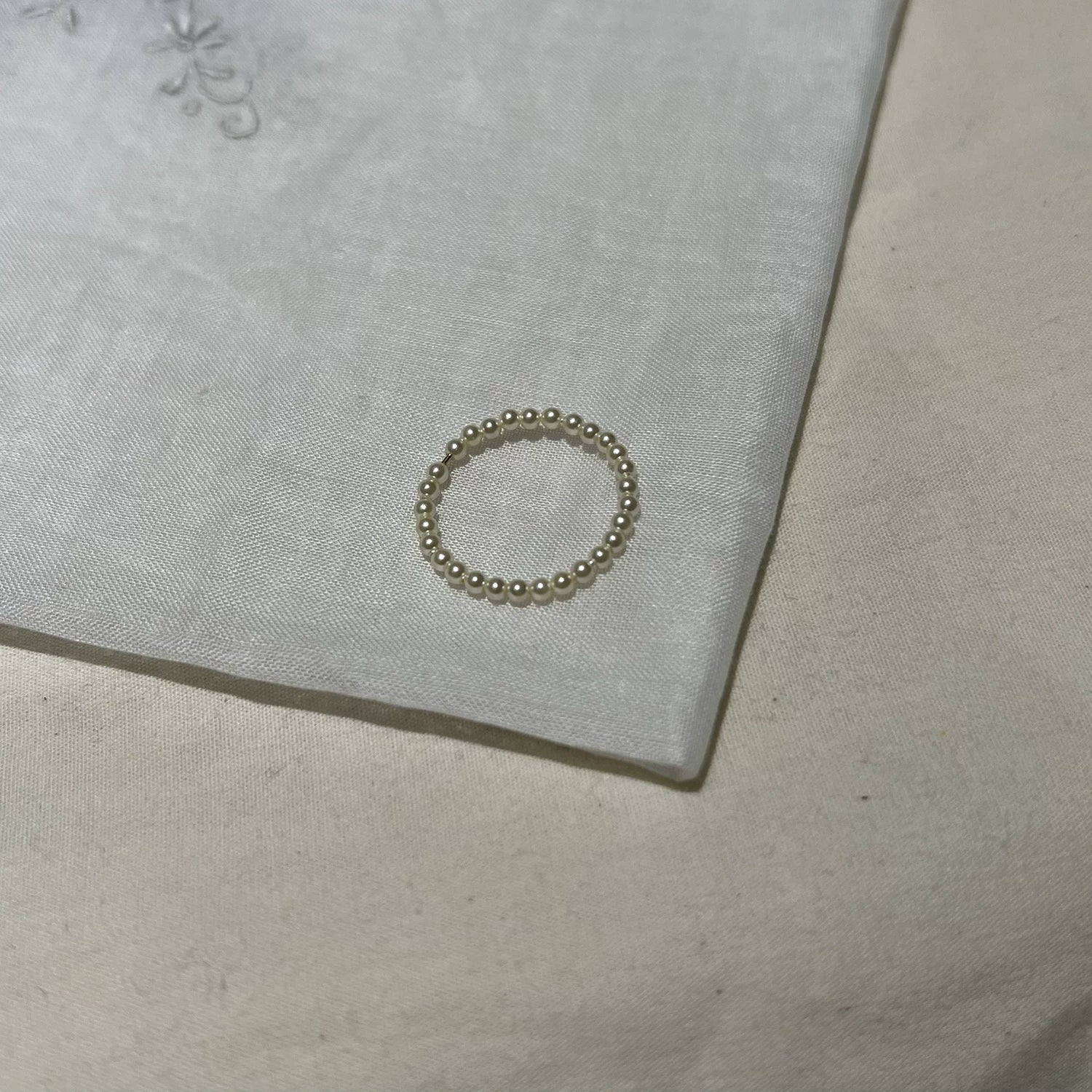 Pearl Plain Ring,58mm inner diameter [plain ring],Lumivault.