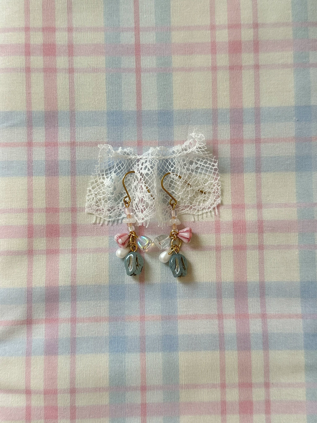 Spring Lily of the Valley Floral Earrings - Lumivault