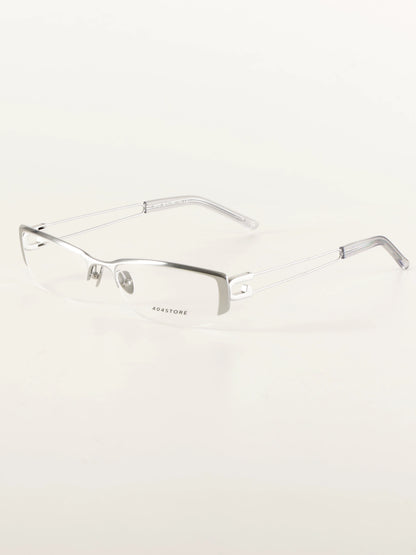 Titanium Paperclip Semi-Rimless Glasses - Lumivault