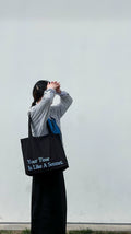 Literary Wilde Cotton Canvas Tote Bag - Lumivault