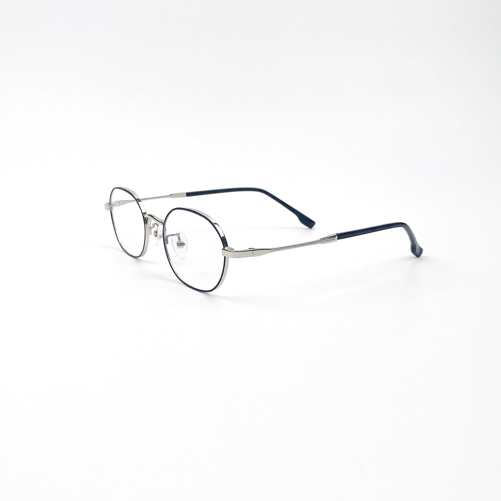 Classic Oval Metal Eyeglasses - Lumivault