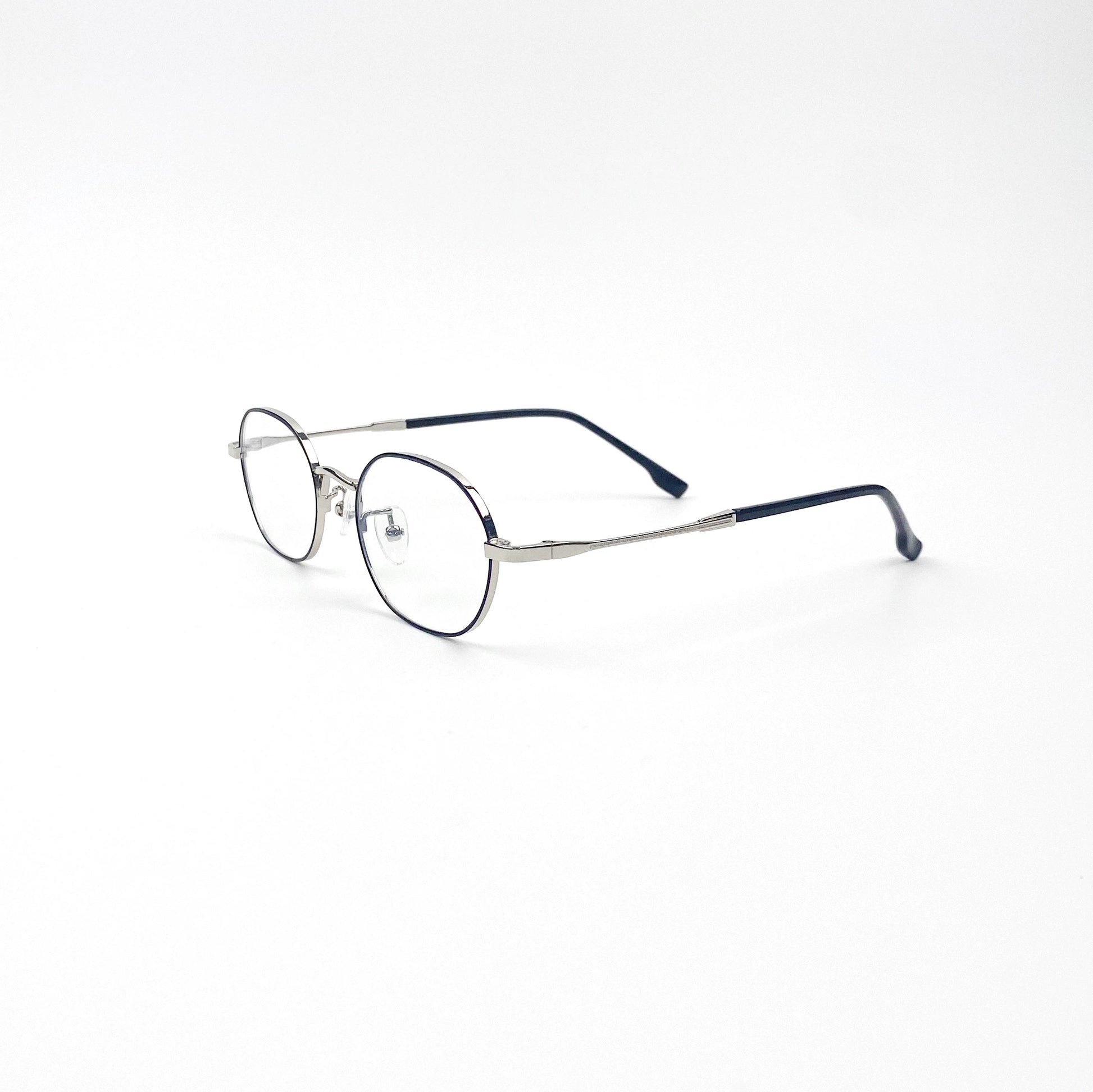 Classic Oval Metal Eyeglasses - Lumivault