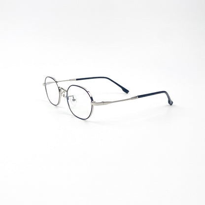 Classic Oval Metal Eyeglasses - Lumivault