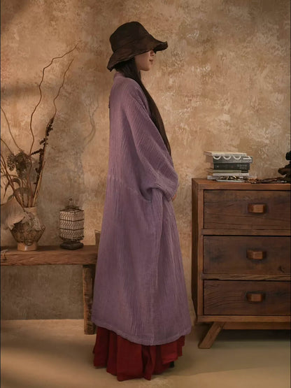 Vintage Ramie Textured Outerwear