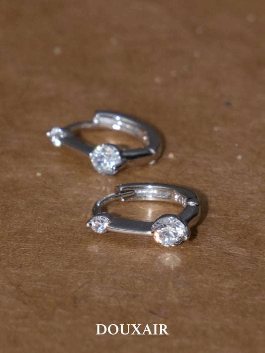 Mini Silver Hoop Earrings - Lumivault