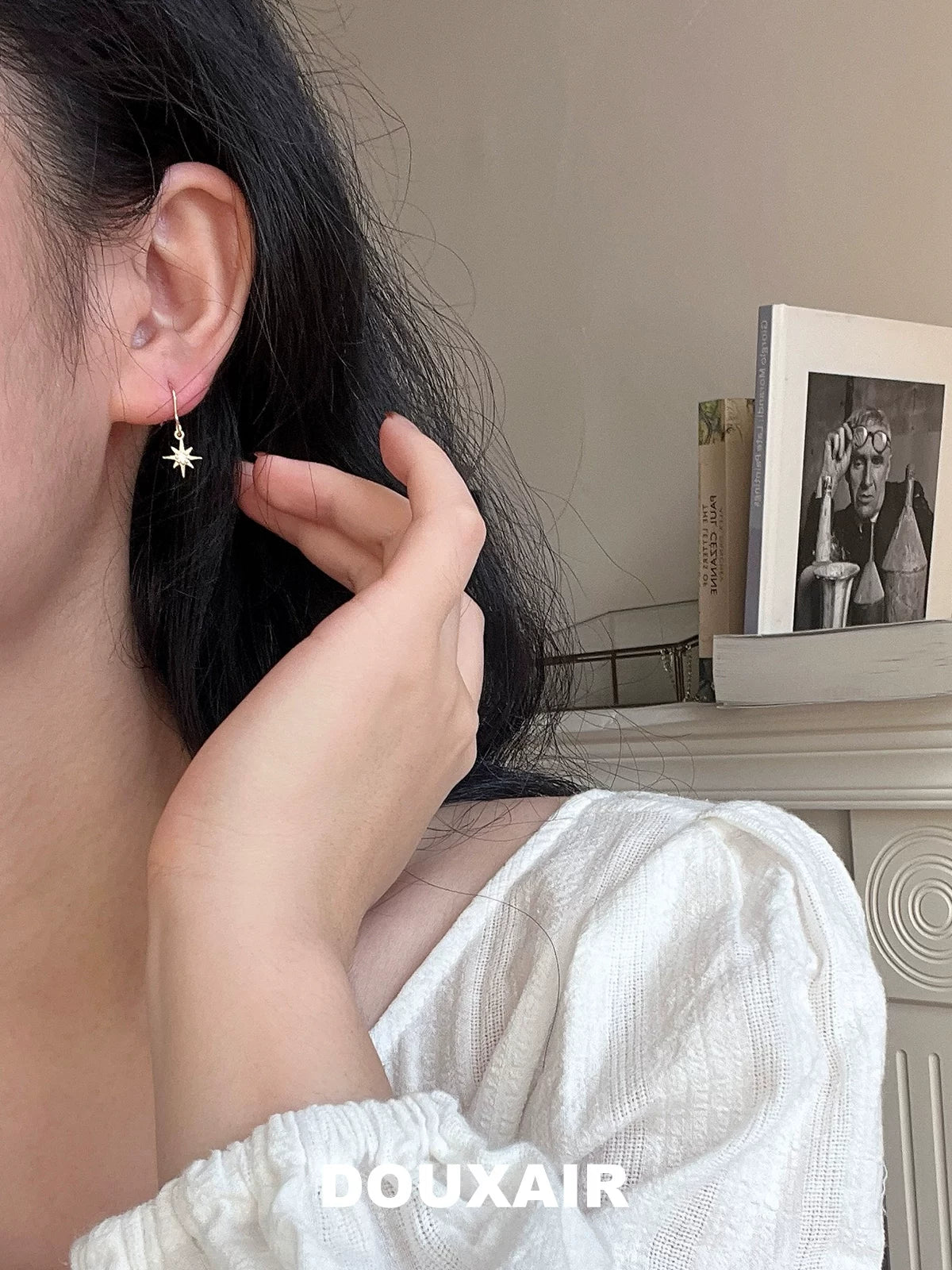 Mini Zircon 14K Gold Plated Stud Earrings,Lumivault.