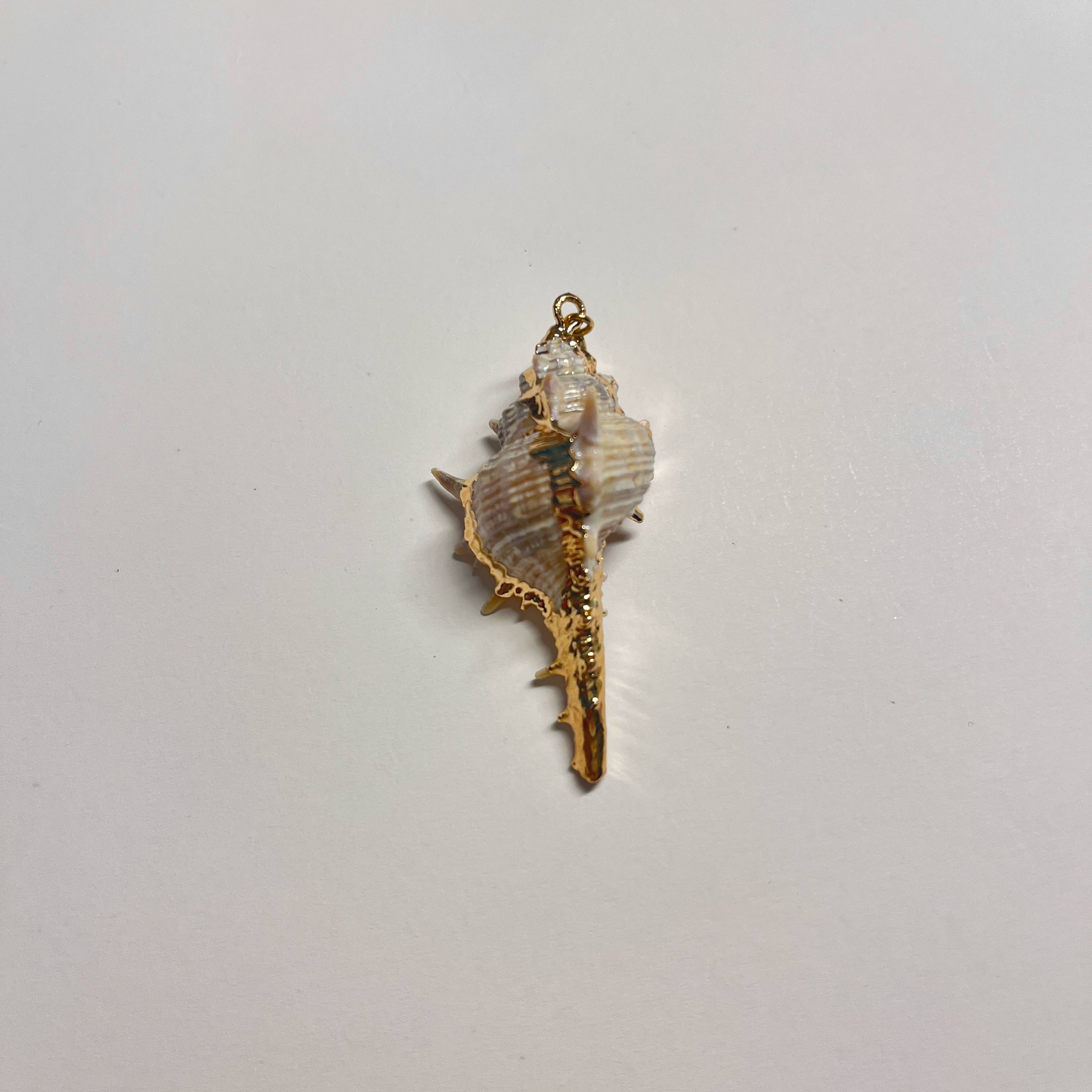 Vintage Baroque Pearl Seashell Necklace,Pendant g,Lumivault.