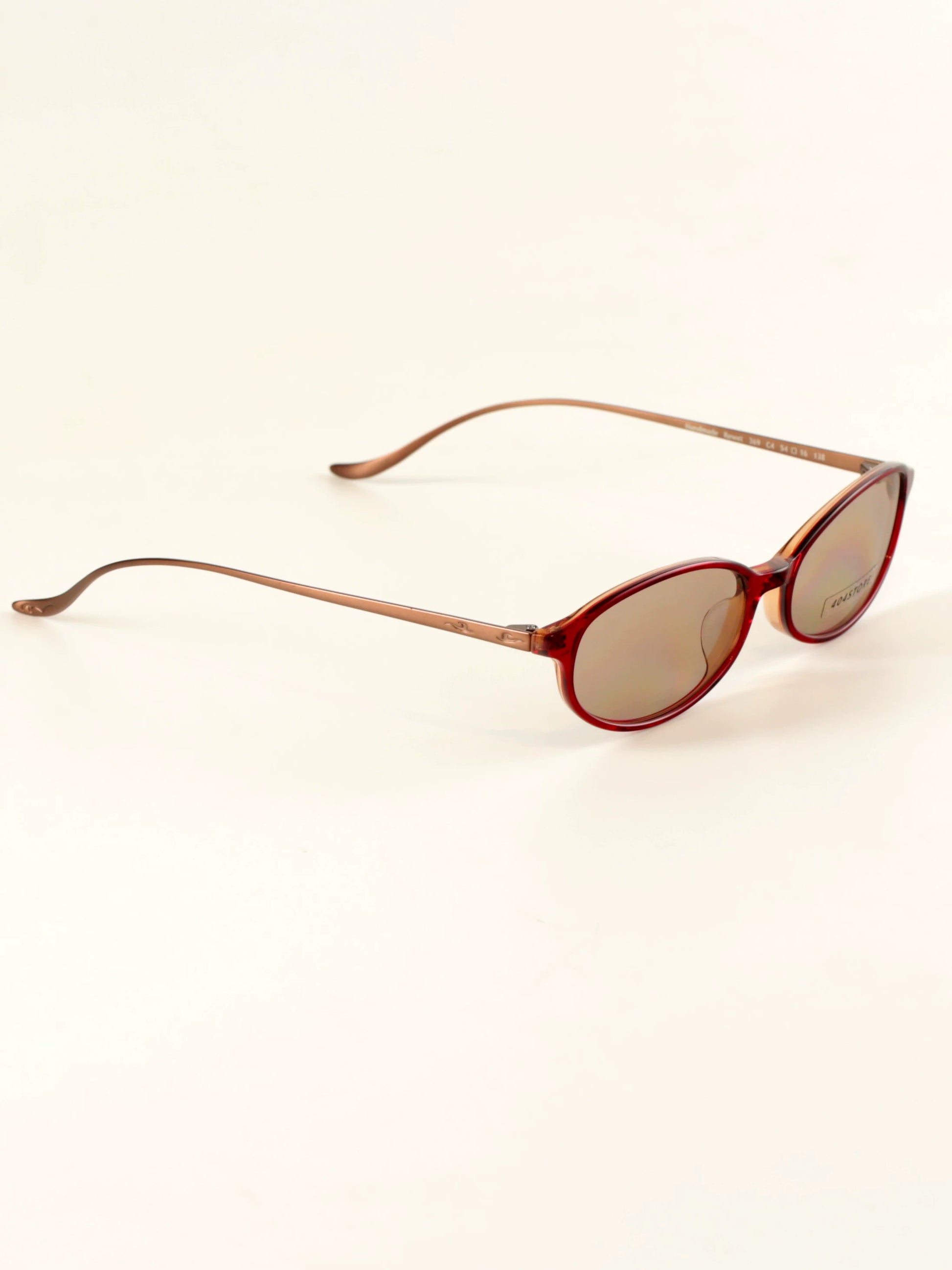 Rouge Oval Titanium Sunglasses - Lumivault