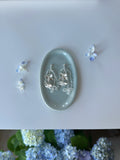 Moonlight Hydrangea Tassel Flower Earrings - Lumivault