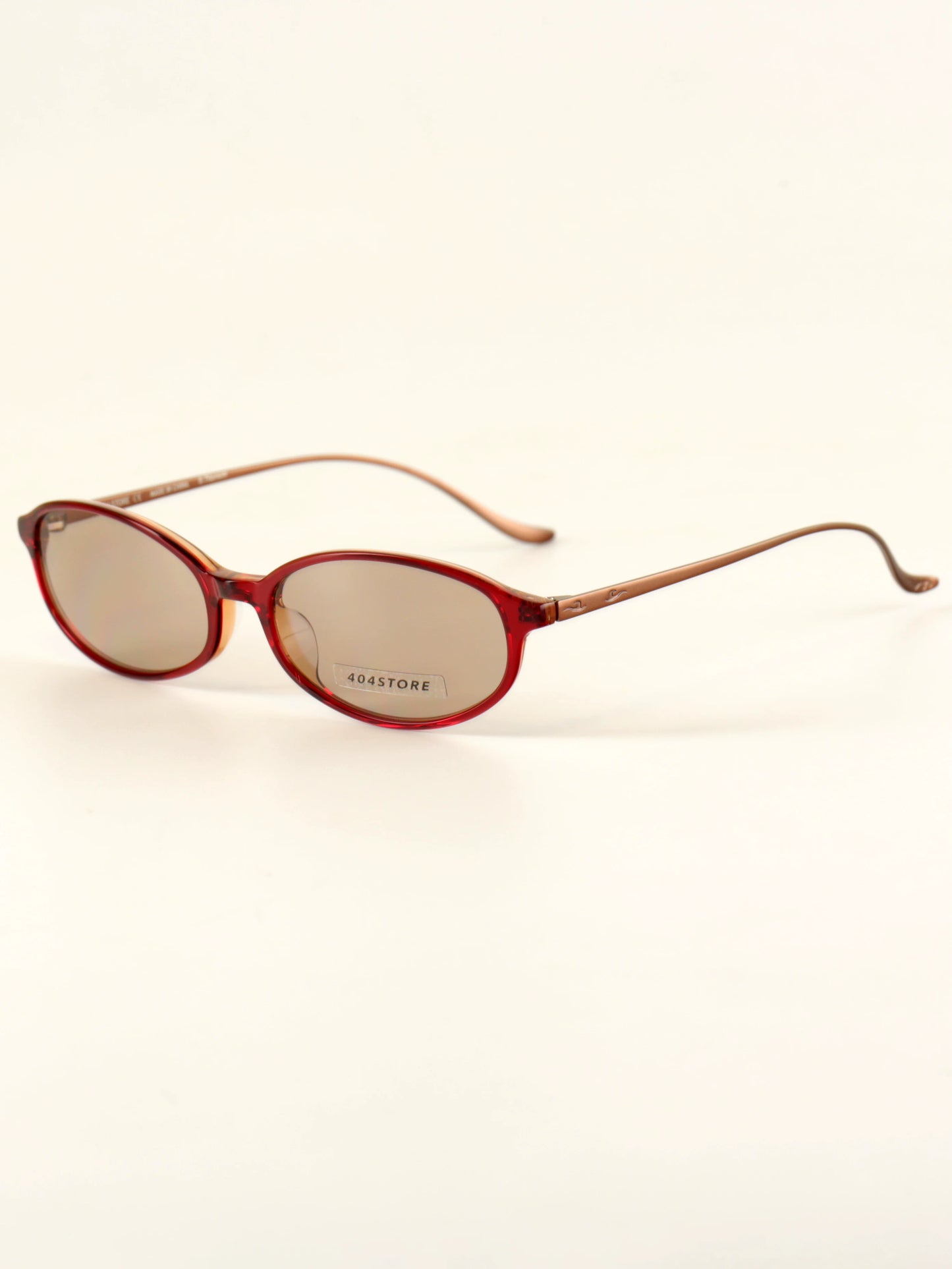 Rouge Oval Titanium Sunglasses - Lumivault
