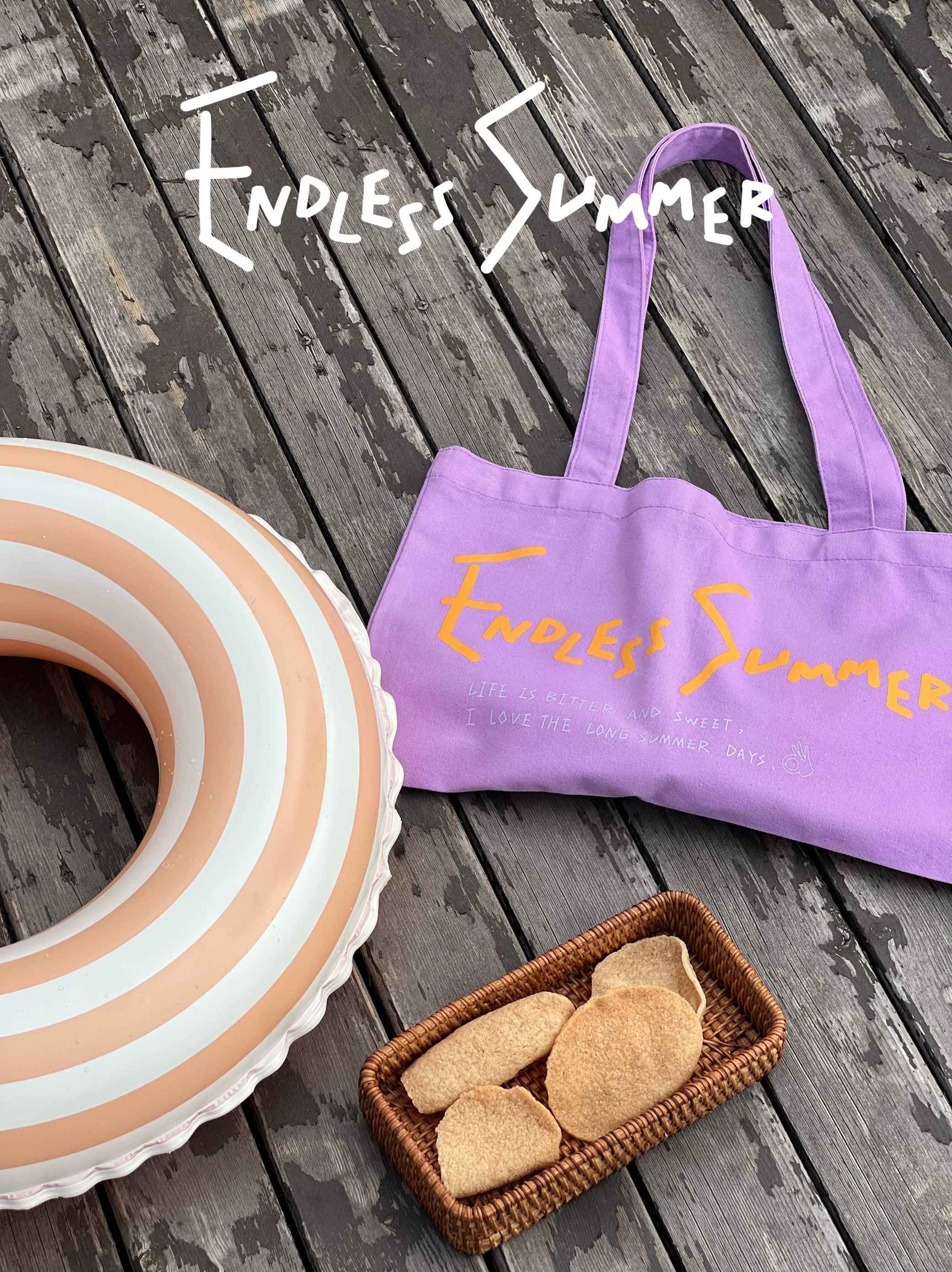 Endless Summer Contrast Canvas Shoulder Bag - Lumivault