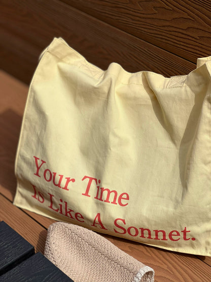 Literary Wilde Cotton Canvas Tote Bag - Lumivault