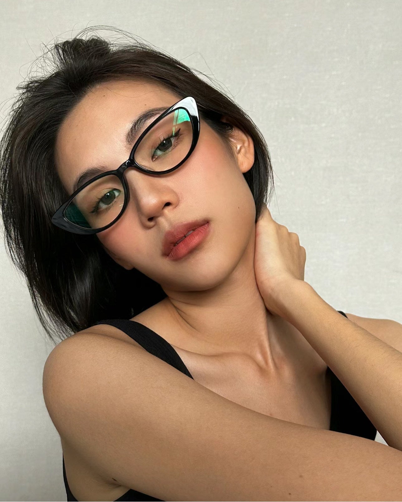 Vintage Cat-eye Anti-Blue Eyeglasses - Lumivault