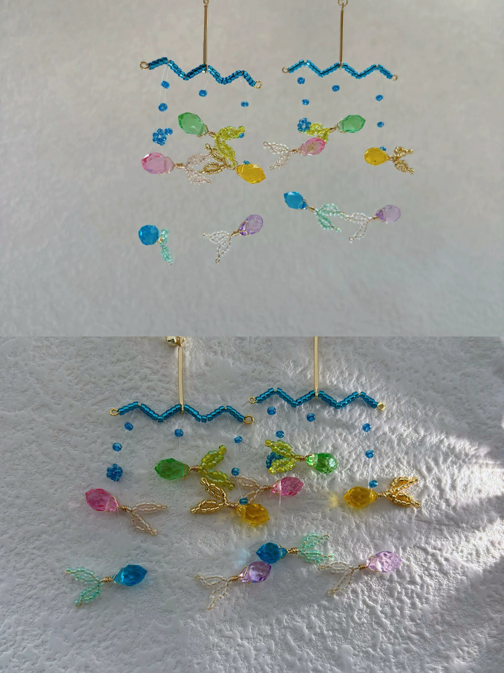 Color Fish Beaded Earrings,Lumivault.