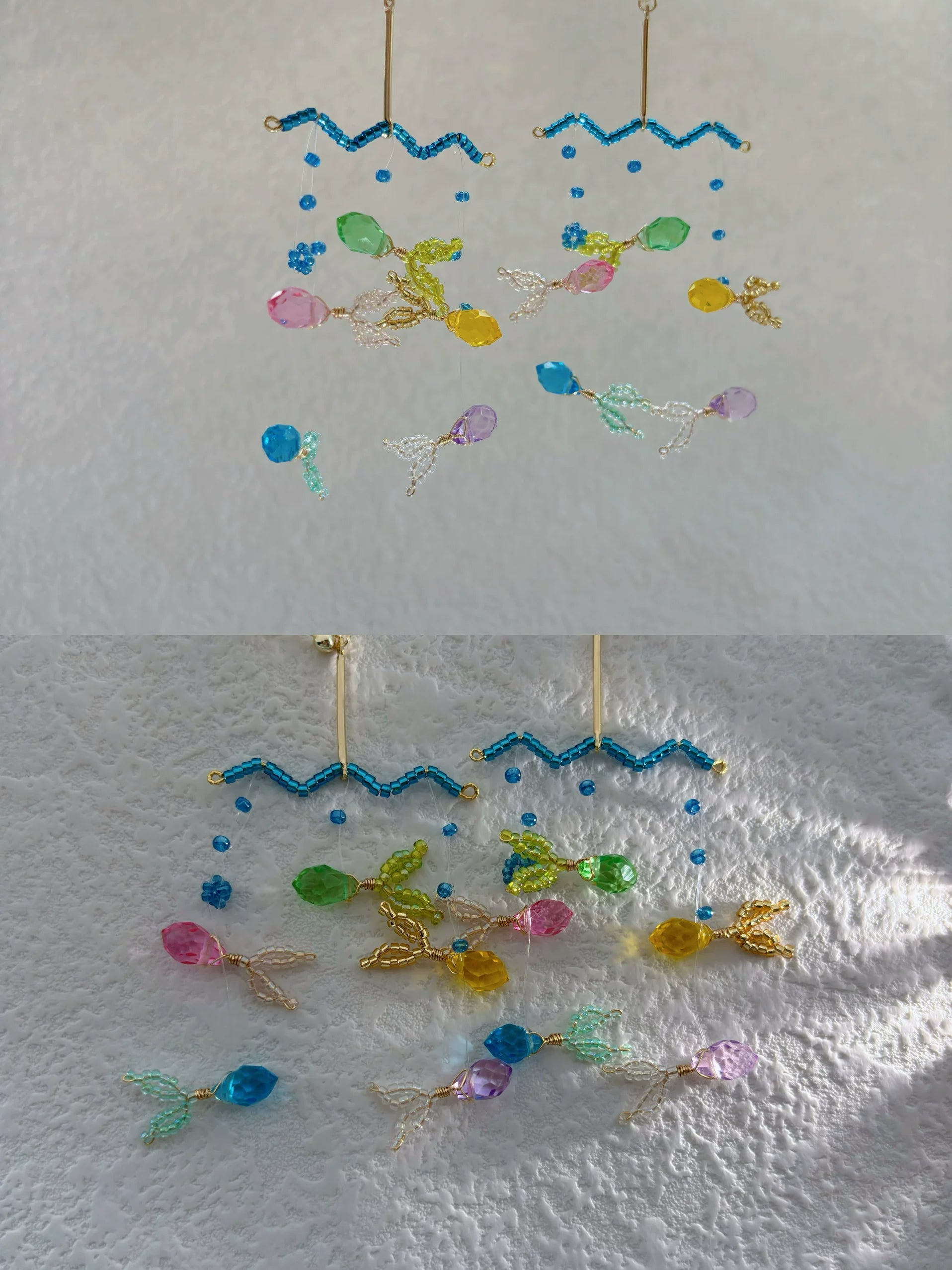 Color Fish Beaded Earrings,Lumivault.