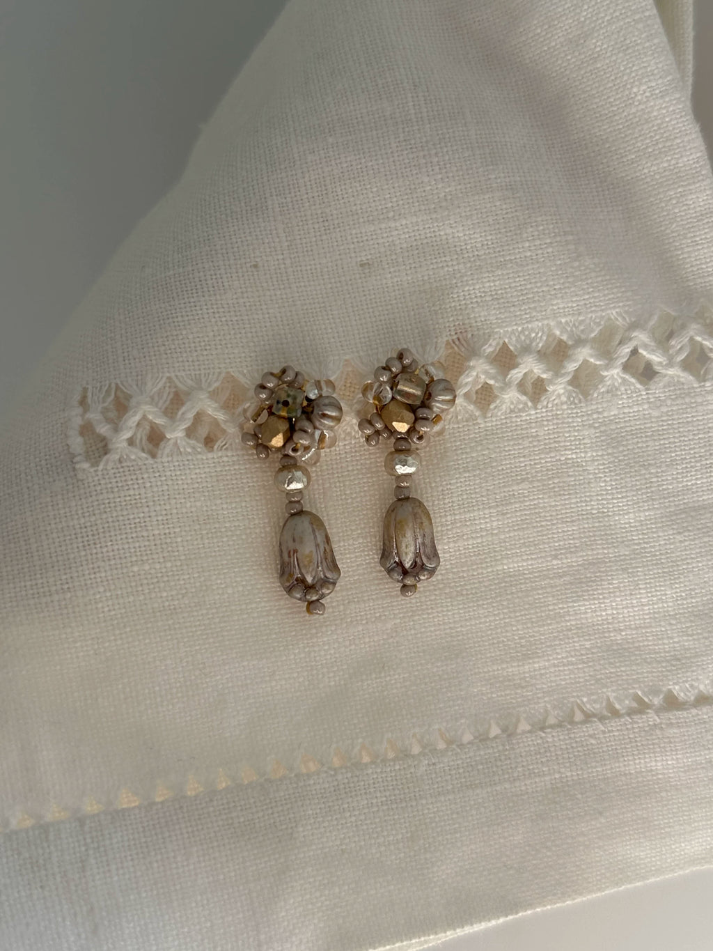 Vintage Mist Valley Wind Chime Earrings - Lumivault