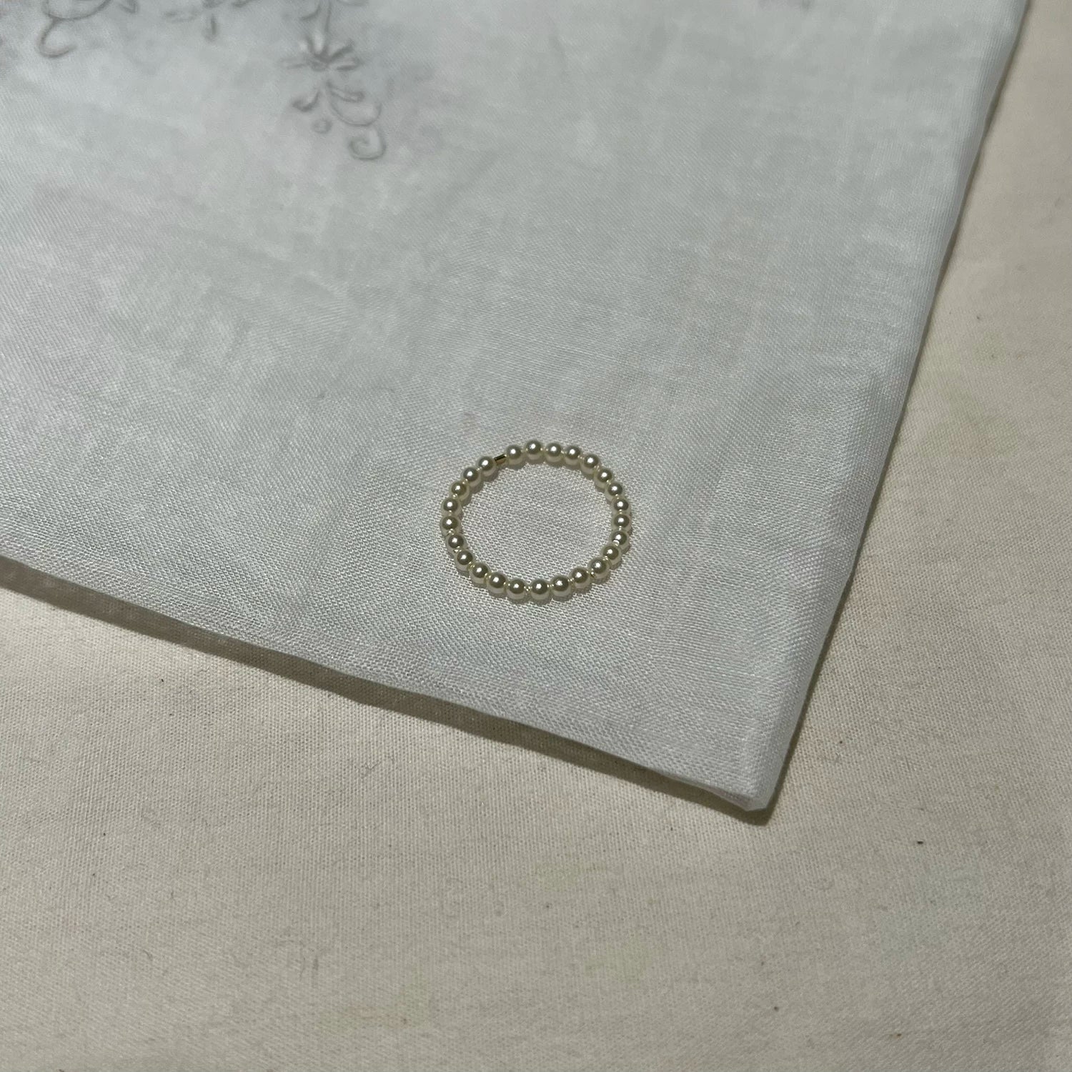 Pearl Plain Ring,48mm inner diameter [plain ring] tail ring,Lumivault.