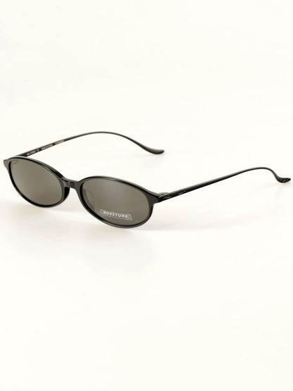 Rouge Oval Titanium Sunglasses - Lumivault
