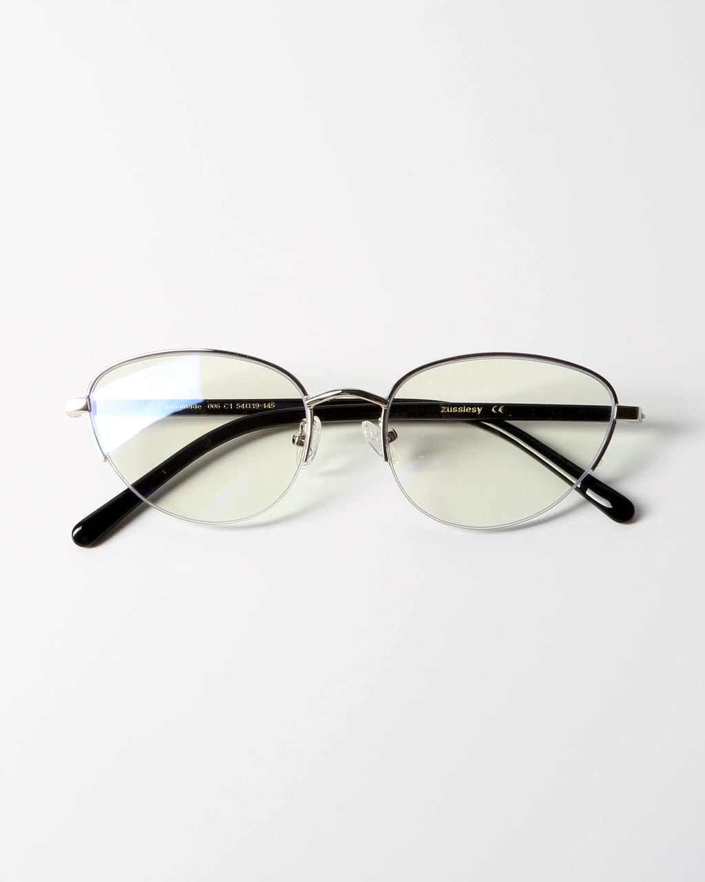 Semi-rimless Cat-eye Eyeglasses - Lumivault