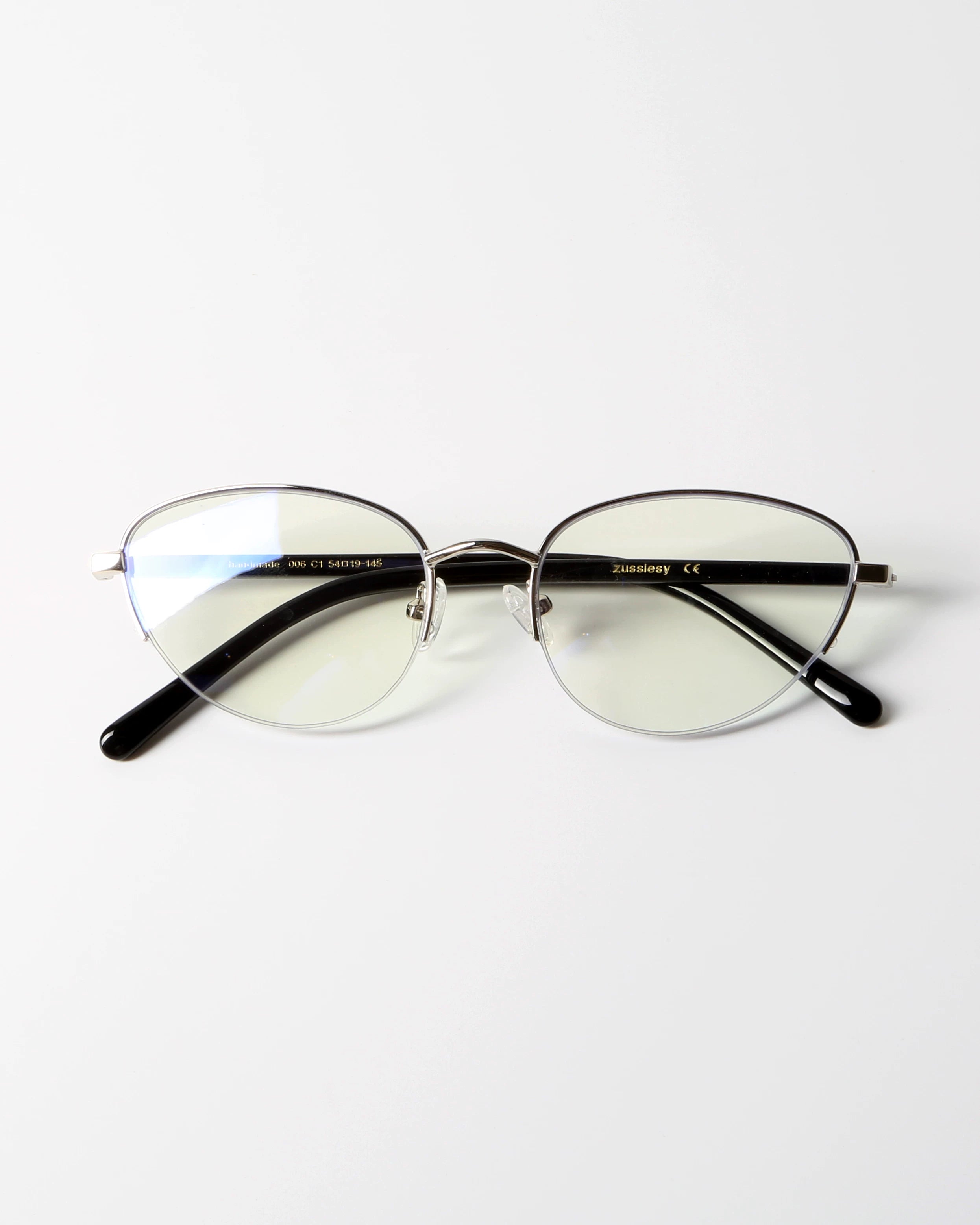 Semi-rimless Cat-eye Eyeglasses - Lumivault
