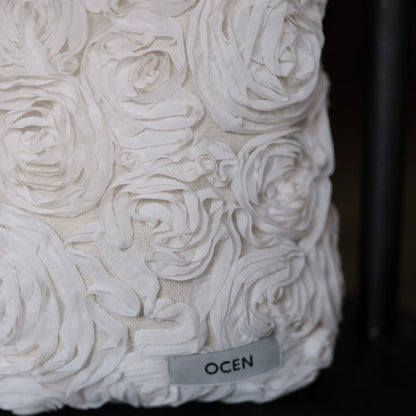 Ivory Rose Floral Shoulder Bag - Lumivault