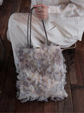Fleur Bloom Canvas Shoulder Bag - Lumivault