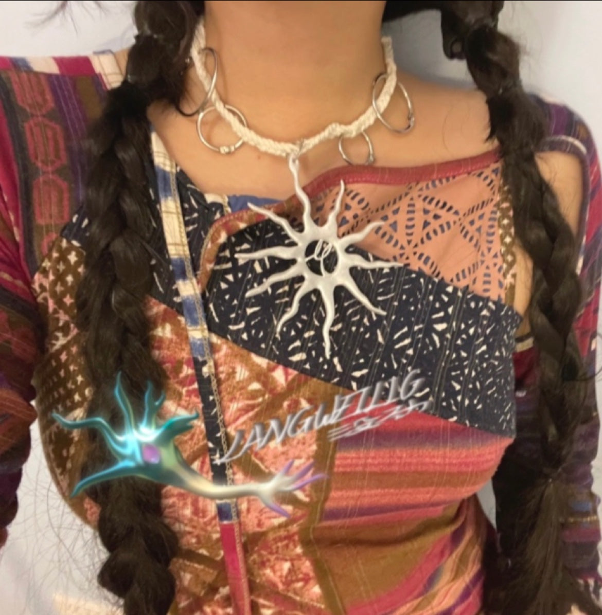 Original Design Growth Lines Necklace,Lumivault.