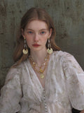 Paradise Island Scallop Earrings,Lumivault.