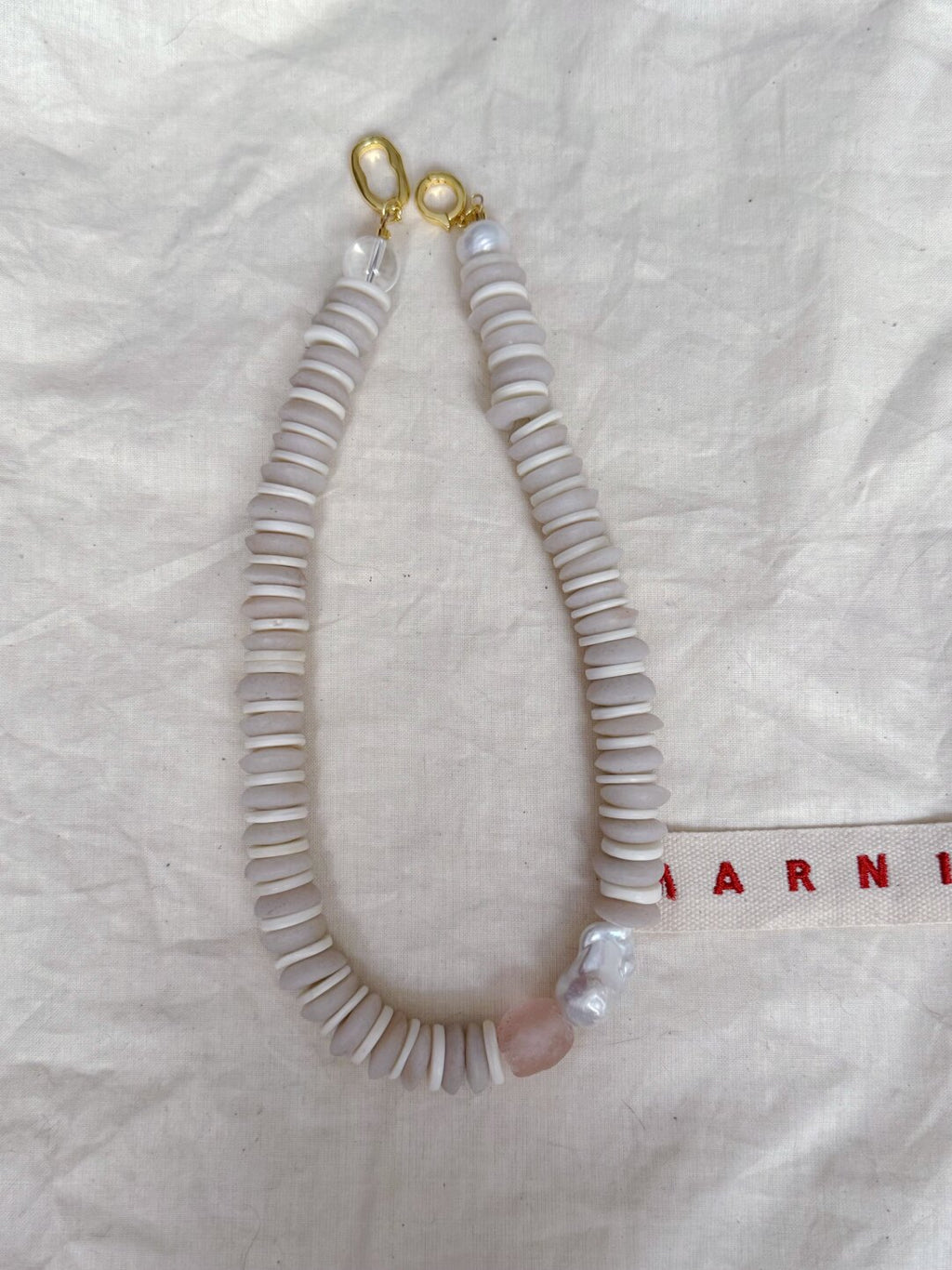 Pharpha Baroque Pearl Glass Necklace,Lumivault.