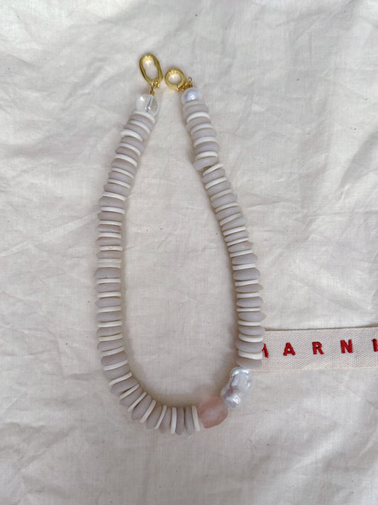 Pharpha Baroque Pearl Glass Necklace - Lumivault