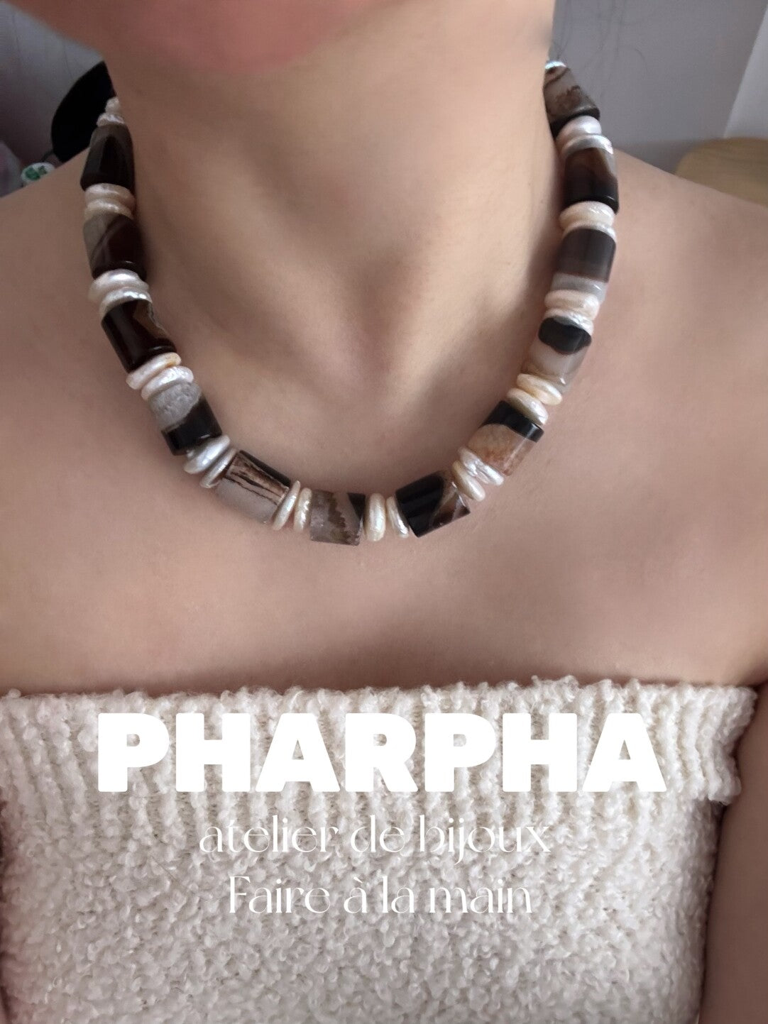 Pharpha Baroque Pearl Necklace,Lumivault.