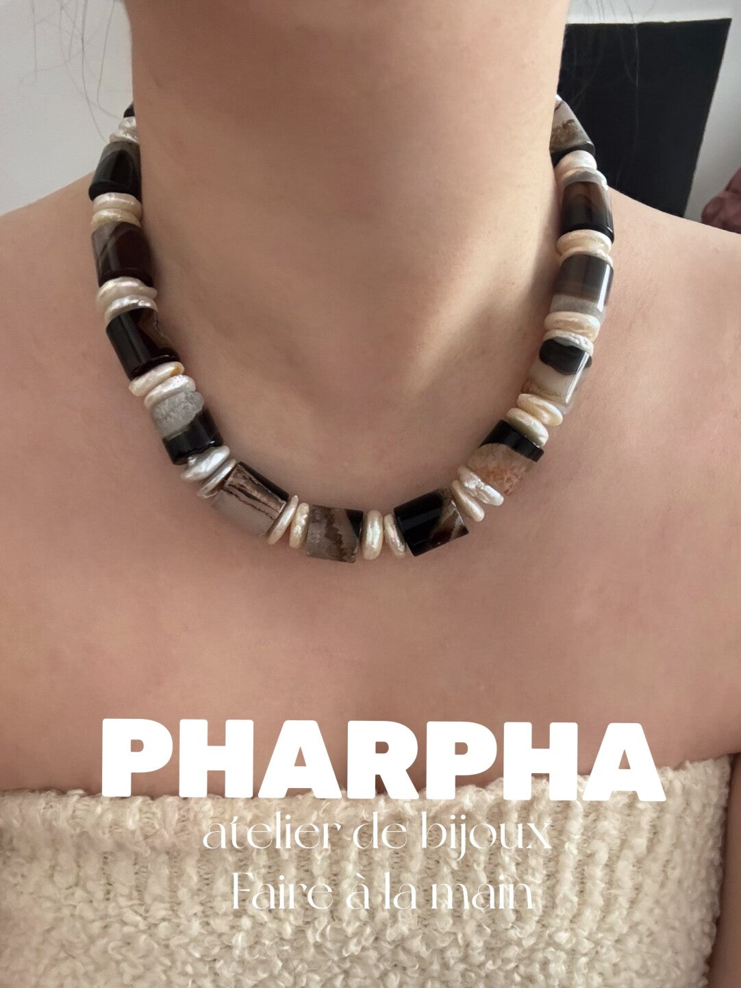 Pharpha Baroque Pearl Necklace,Lumivault.