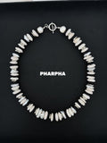 Pharpha Boram Beads Silver Necklace,Lumivault.